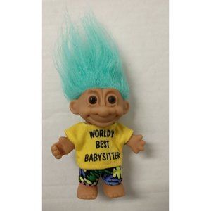 Russ Troll World's Best Babysitter Troll Doll NO BABY Removable Clothes (13/1)
